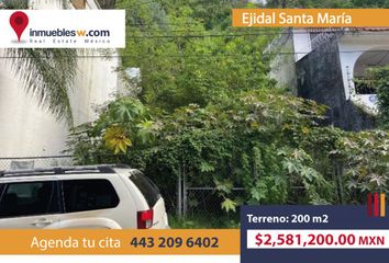 Lote de Terreno en  Segunda Privada Manuel Gutierrez Najera, Santa María De Guido, Morelia, Michoacán De Ocampo, 58090, Mex