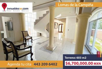 Casa en  Fraccionamiento Lomas De La Campiña, La Campiña, Morelos, Michoacán, México