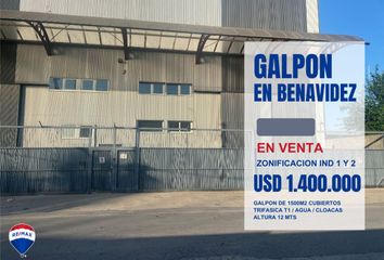 Galpónes/Bodegas en  Benavidez, Partido De Tigre