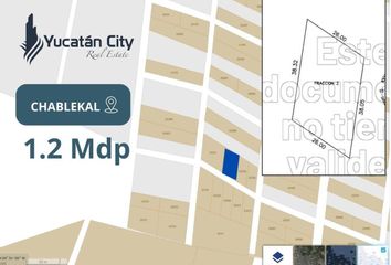 Lote de Terreno en  Calle 18 6, Chablekal, Mérida, Yucatán, 97302, Mex