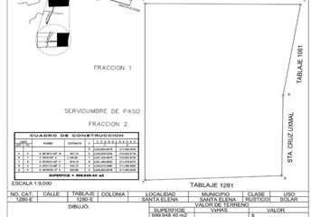 Lote de Terreno en  97899, Santa Elena, Yucatán, Mex