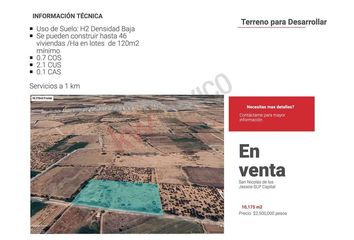 Lote de Terreno en  San Nicolás De Los Jassos, San Luis Potosí