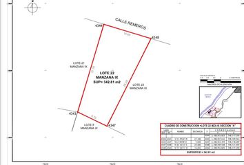 Lote de Terreno en  Calle 20, Las Tres Cruces, Centro Lerma, Campeche, 24500, Mex