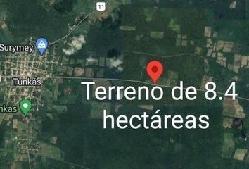 Lote de Terreno en  Carretera Ciudad Del Carmen-campeche 32, Tunkás, Yucatán, 97650, Mex