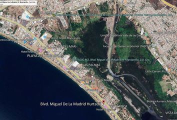 Lote de Terreno en  Boulevard Licenciado Miguel De La Madrid Hurtado, Suites Las Palmas, Manzanillo, Colima, 28218, Mex