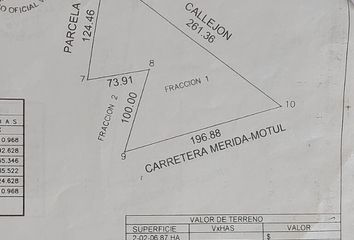 Lote de Terreno en  Calle 26, Motul, Motul De Carrillo Puerto, Motul, Yucatán, 97430, Mex