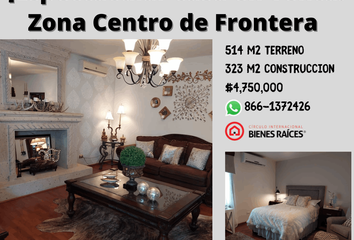 Casa en  Avenida Presidente Venustiano Carranza 303, Zona Centro, Frontera, Coahuila De Zaragoza, 25600, Mex