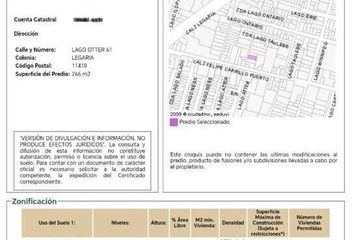 Lote de Terreno en  Calle Lago Atter 58-80, Colonia Legaria, Miguel Hidalgo, Ciudad De México, 11410, Mex