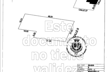 Lote de Terreno en  Calle 23, Montebello, Mérida, Yucatán, 97113, Mex