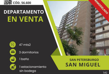 Departamento en  San Miguel, Provincia De Santiago