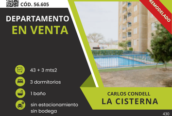 Departamento en  La Cisterna, Provincia De Santiago