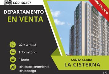 Departamento en  La Cisterna, Provincia De Santiago