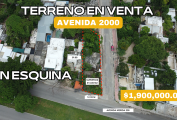 Lote de Terreno en  Calle 120-a, México Poniente, Mérida, Yucatán, 97249, Mex