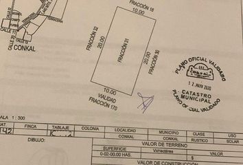 Lote de Terreno en  97347, Kantoyna, Yucatán, Mex