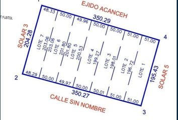 Lote de Terreno en  Calle 34, Acanceh, Yucatán, 97380, Mex