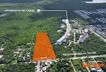 Lote de Terreno en  Camino Tulum, Cancún, Benito Juárez, Quintana Roo, 77528, Mex