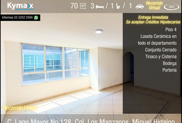 Departamento en  Calle Lago Mayor 128, Los Manzanos, Miguel Hidalgo, Ciudad De México, 11460, Mex