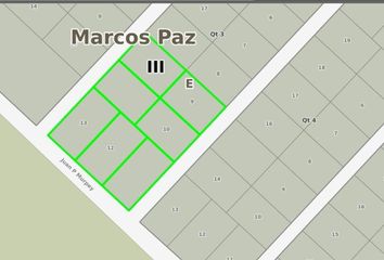 Terrenos en  El Moro, Partido De Marcos Paz