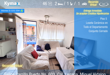 Departamento en  Calle Felipe Carrillo Puerto 591, Legaria, Miguel Hidalgo, Ciudad De México, 11410, Mex