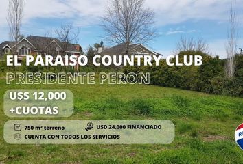 Terrenos en  El Paraíso, Presidente Perón