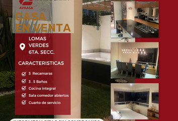 Casa en  Lomas Verdes 6a Sección, Naucalpan De Juárez