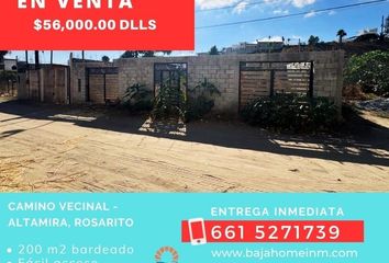 Lote de Terreno en  Calle Policarpio Machado 4060, 17 De Agosto, Playas De Rosarito, Playas De Rosarito, Baja California, 22707, Mex