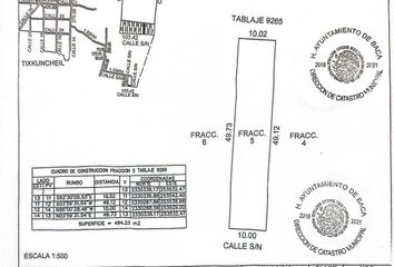 Lote de Terreno en  Calle 21, Tixcuncheil, Baca, Yucatán, 97452, Mex