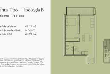 Departamento en  Pompeya, Capital Federal