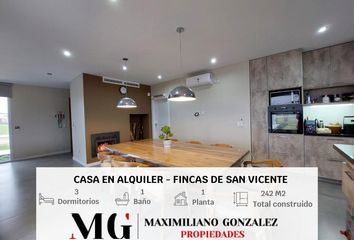 Casa en  Fincas De San Vicente, Partido De San Vicente