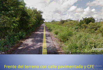 Lote de Terreno en  Carretera Mérida-acanceh, San Antonio Tehuitz, Kanasín, Yucatán, 97375, Mex