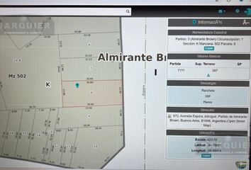 Terrenos en  Adrogué, Partido De Almirante Brown