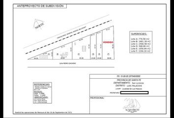 Terrenos en  Luis Palacios, Santa Fe