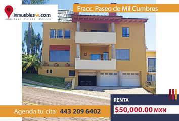 Casa en  Paseo Mil Cumbres 251-307, Cumbres De Morelia, Morelia, Michoacán De Ocampo, 58278, Mex