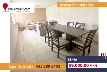 Departamento en  Calle Juan Manuel González Ureña 201, Nueva Chapultepec, Morelia, Michoacán De Ocampo, 58280, Mex