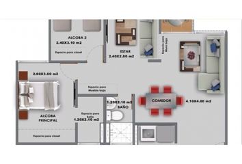 Apartamento en  Zamorano, Palmira