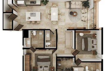 Departamento en  La Ceiba, Mérida, Mérida, Yucatán