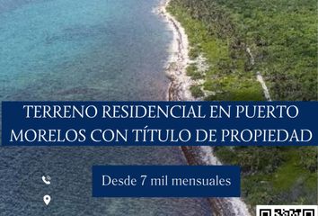Lote de Terreno en  Colonia Supermanzana 312, Cancún, Quintana Roo