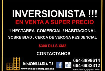 Lote de Terreno en  Residencial Verona, Tijuana