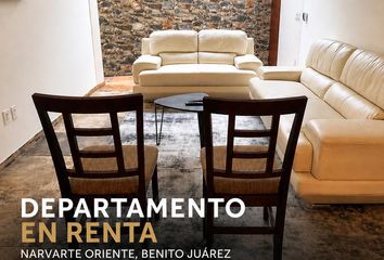 Departamento en  Narvarte Oriente, Benito Juárez, Cdmx