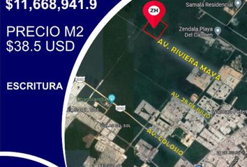 Lote de Terreno en  Playa Del Carmen, Quintana Roo