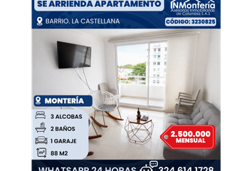 Apartamento en  La Castellana, Montería