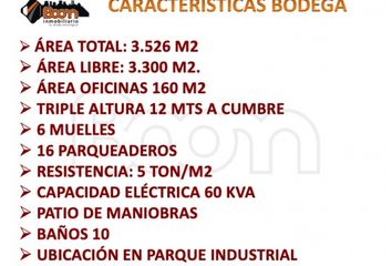 Warehouse for rent in El Hato, Villavicencio