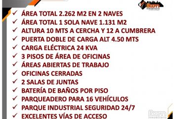 Warehouse for rent in Sotileza, Villavicencio