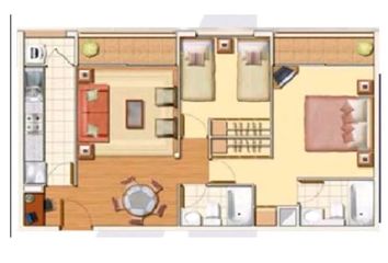 Departamento en arriendo en Santiago Centro
