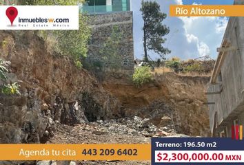 Lote de Terreno en  Paseo Altozano, Fraccionamiento Montaña Monarca I, Morelia, Michoacán De Ocampo, 58350, Mex