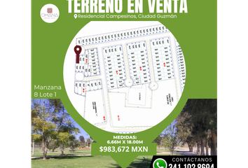 Lote de Terreno en  Ciudad Guzmán Centro, Zapotlán El Grande