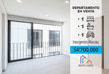 Departamento en  Insurgentes Mixcoac, Benito Juárez, Cdmx