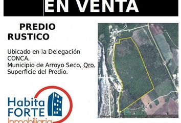 Lote de Terreno en  Arroyo Seco, Querétaro