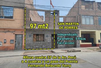 Terreno en  Jr. Apurimac 3893, San Martín De Porres 15106, Perú