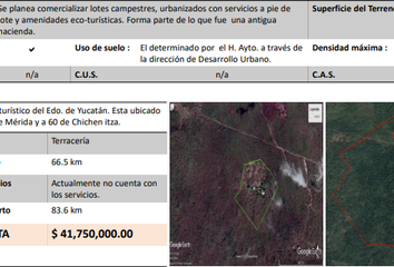 Lote de Terreno en  Izamal, Yucatán